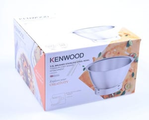 Edelstahlschüssel für Küchenmaschine Delonghi AW20011044 3,5L, gebürstet