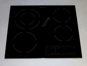 Glaskeramikkochfeld für Ofen Whirlpool 481244039479 Touchbedienung, Rahmen