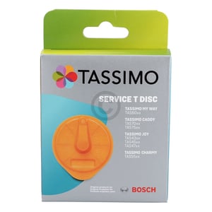 Reinigungsdisc BOSCH 17001491 TDisc orange für Tassimo Kapselautomat