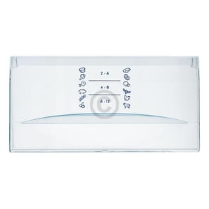 Schubladenblende LIEBHERR 9041804 365x85mm für Gefriergutbehälter Gefrierteil KühlGefrierKombination