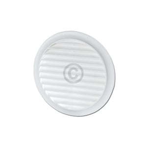 Lüftungsgitter 100erR weiß, mit Netz