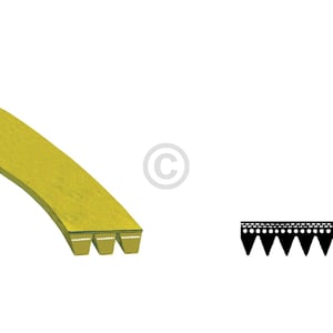 Riemen 1249 PJ 5 E 480111101441 Bauknecht, Whirlpool, Ikea, Fagor