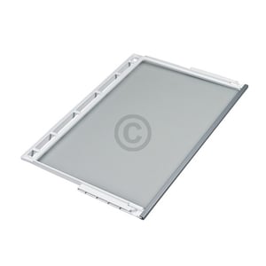 Glasplatte BOSCH 00748397 471x306mm mit Rahmen für Kühlschrank KühlGefrierKombination