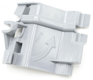 Faltmechanismus Spikes links für Geschirrspüler Hisense/Gorenje 366091 grau klappbar