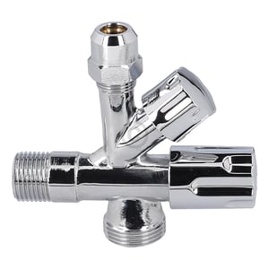 Kombi-Eckventil 3/8"x10mm 3/4" Schlauchanschluss BLUPARTS 10104808