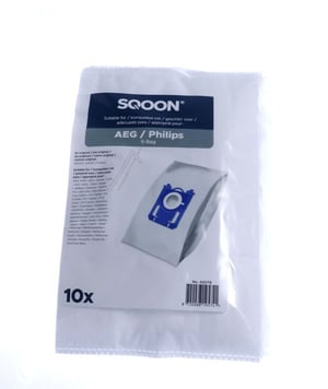 S-Bag Classic Long Performance Beutel für Staubsauger Sqoon 0312400899 10er Pack