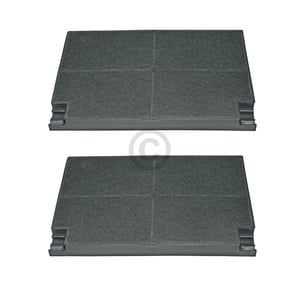Kohlefilter 225x150mm Küppersbusch, 2 Stück 505427 Küppersbusch