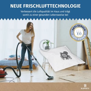 Filterbeutel passend für Miele TypG/N TypH für Bodenstaubsauger 4Stk + Vorfilter