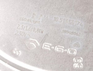 Heizkörper D120/175/210/2300W für Ego Ofen 1051312174 2300W Strahlungswärme