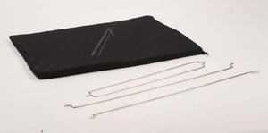 Kohlefiltermatte für Dunstabzugshaube Whirlpool/Indesit 488000861629 328x240x10 mm