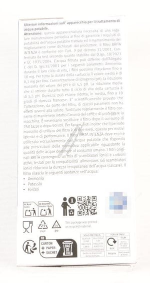 Brita Intenza Wasserfilter für Kaffeevollautomat Bosch/Siemens 17008835 Kalkschutz, Reinheit