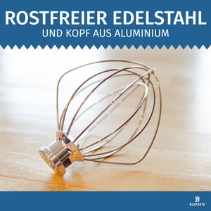 Schneebesen passend wie Kitchenaid Schneebesen K45WW Whirlpool C00510818 488000510818