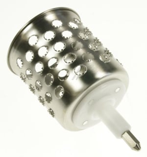 Feine Raspeltrommel für Küchenmaschine & Mixer DeLonghi KW711893 Zubehör, Edelstahl