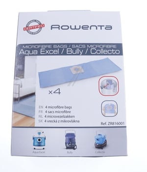 Mikrofaser-Staubbeutel für Staubsauger Groupe Seb ZR816001 4er-Pack