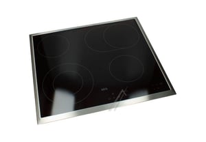 GLASPLATTE MIT RAHMEN, INOX, AEG 140055892016