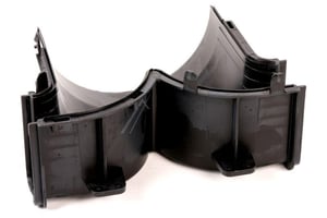 Verbindung Umwälzung für Dunstabzugshaube Whirlpool Indesit 488000924974 Umluftsystem Flachrohr Verbinder