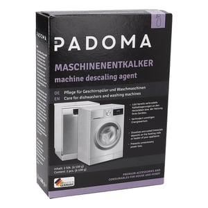 Maschinenentkalker PADOMA für Geschirrspüler Waschmaschine 2x100g 10108528