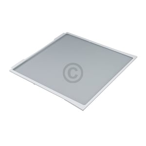 Glasplatte BOSCH 00746673 502x475mm mit Rahmen für Gemüsefach KühlGefrierKombination