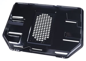 Rückwand für Backofen Beko 219440146 Hitzeschutzblech