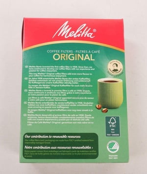 Filtertüten 102 für Kaffeemaschine Melitta 90527 6789264 80 ungebleicht