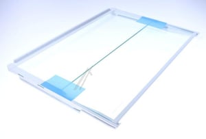 Ablage Glas faltbar für Kühlschrank Electrolux AEG 140020940056 Einlegeboden Glas 460x336