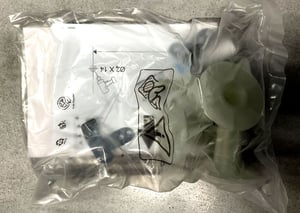 Montagematerial mit Bohrschablone für Beko Geschirrspüler C00907232 Befestigung