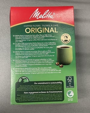Kaffeefilter für Melitta Kaffeemaschine 6771380 80 Stück weiß