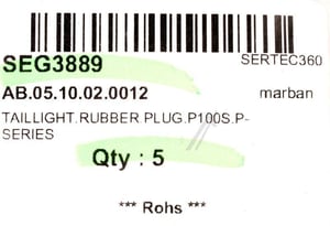 Gummistopfen für Rücklicht Segway-Ninebot AB.05.10.02.0012 für E-Scooter P100S P Series