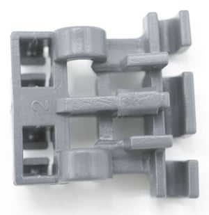 Topkorb-Clip für Geschirrspüler Whirlpool 488000302472 Oberkorb, dunkelgrau