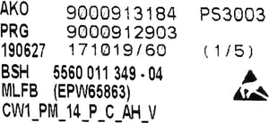 Leistungsmodul 11003781