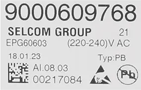 Leistungsmodul programmiert 00653315