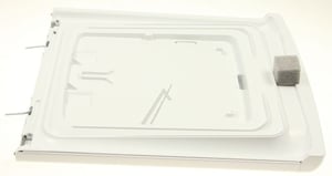Waschmaschinen-Deckel für Whirlpool Indesit 481010541449 weiß, silberner Griff