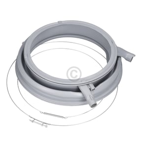 Fenstermanschette anthr. mit BeleuchtungsstutzenFettbeständig / Silikon