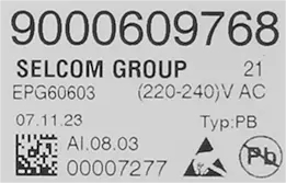 Leistungsmodul programmiert 00653358