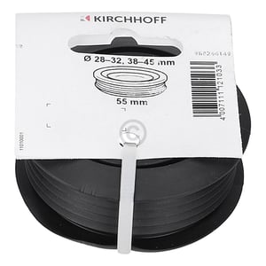 Spülrohrverbinder 28-32/38-45x55mm KIRCHHOFF 988244149 für Euro-WC KIRCHHOFF