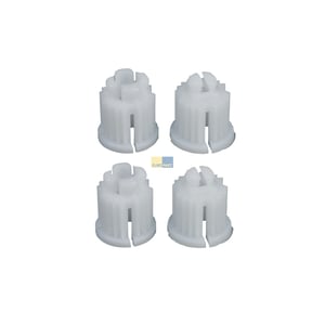 Rastbuchsen für Knebel-Innenoberteile 1/2" 3/8" mit VielzahnAchse Set 4-teilig