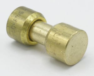 Messing-Verschlussstutzen für Kühlschrank Lokring L13000766 6mm Messing