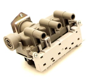 Zweifach Einlassventil für Waschmaschine Com AX123456789 Magnetventil Wasserzulauf Haier-kompatibel