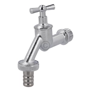 Auslaufventil 1/2" mit 3/4" Schlauchanschluss BLUPARTS für Waschmaschine