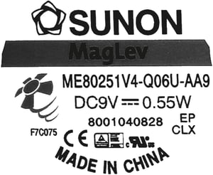 Lüfter für Bosch-Waschmaschine 12022271 Kühlung, 120mm