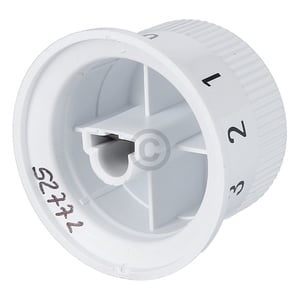 Drehgriff-Kochstelle WEISS, fuer Zonenheizung rund 00614741