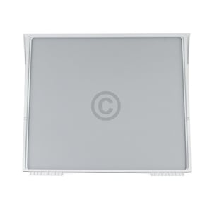 Glasplatte BOSCH 00746673 502x475mm mit Rahmen für Gemüsefach KühlGefrierKombination