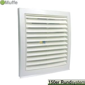 Außengitter 150erR weiß