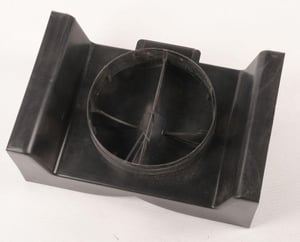 Filterverbindung für Dunstabzugshaube Whirlpool Indesit C00938062 Anschluss Abluft Rohr