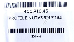 Profilmutter 63,5x49x13,5 SoFlow 400.910.45 für E-Scooter