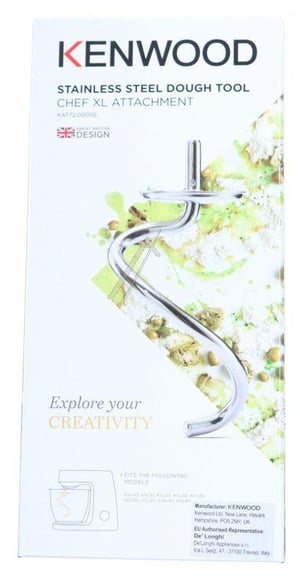 Knethaken für Küchenmaschine DeLonghi AW20011050 Edelstahl