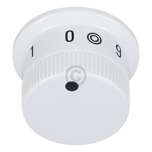 Drehgriff-Kochstelle WEISS, fuer Zonenheizung rund 00614741