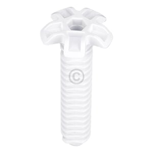 Gerätefuß passend für Bosch 00631221 weiß vorne 105mm für Geschirrspüler