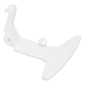 Türgriff passend für Gorenje 154471 weiß mit Schließhaken für Waschmaschine