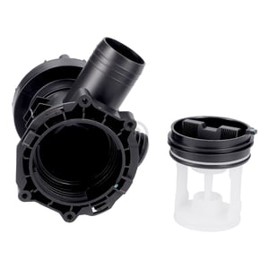 Ablaufpumpe wie Bauknecht C00507308 Leili BPX2-172L mit Kopf Sieb für Waschmaschine